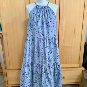 A New Day Light Blue Summer Mini Dress, Size M